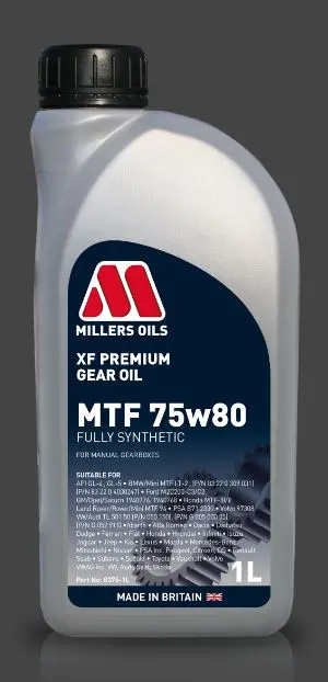 XF Premium MTF 75w80 Huile Transmission - Millers Oils – #1 en France
